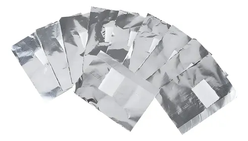 ., Mj Esmalte De Gel Sólido, Papel De Aluminio, 200 Unidades