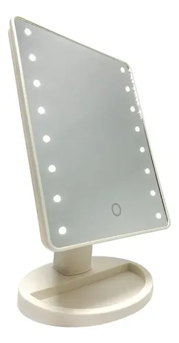 Espejo 16 Luces Led Para Maquillaje Con Pie E153 Jessamy