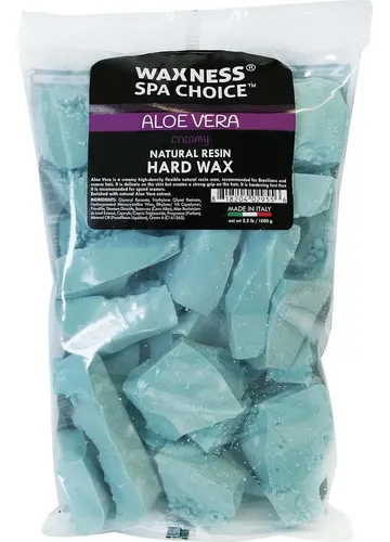 Cera Dura Waxness Aloe Vera Spa Choice 2,2 Lb Pack De 2