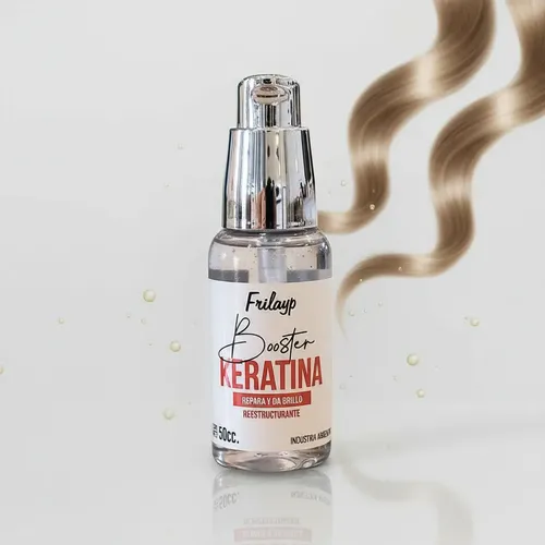 Booster De Keratina Frilayp X50cc Repara Brillo Y Suavidad
