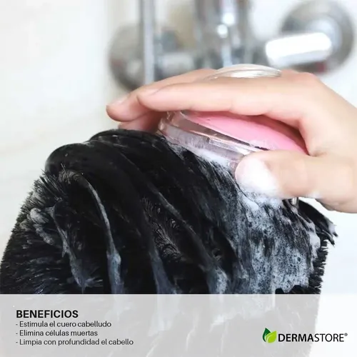 Masajeador Capilar Cristal De Ducha Cuero Cabelludo Cabello