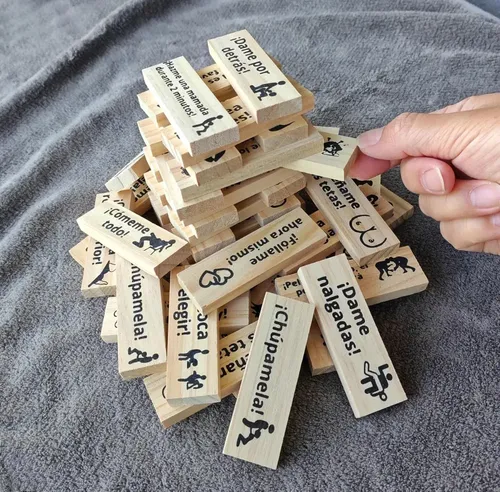 Jenga -hot Sale Bloques En Español Para Parejas Placeres