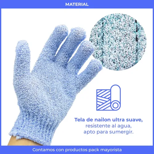 Guante Exfoliante Extra Suave 1 Unidad Nylon