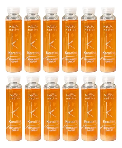 Ampollas Nov Capilar Keratina Hidrolizada Profesional X12