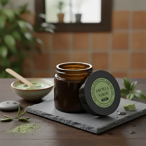 Mascarilla Detox Arcilla Verde 40g Vegana Natural