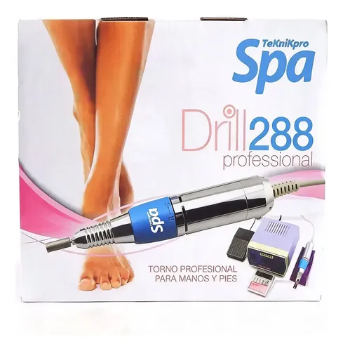 Torno Drill 288 Teknikpro Uñas Manos Pies Profesional Fresas