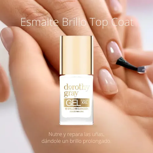 Esmalte Brillo Top Coat Dorothy Gray Color Incoloro