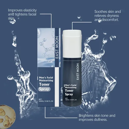 Tónico Facial Para Hombre East Moon, Hidratante Y Refrescant