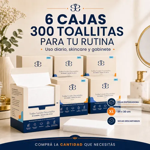300 Toallitas Desmaquillantes Xl See Good 100%biodegradables