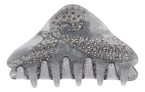 Apretones Del Broche Del Pelo Gris