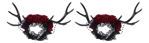2 Diademas Creativas De Halloween Con Purpurina Para El Pelo