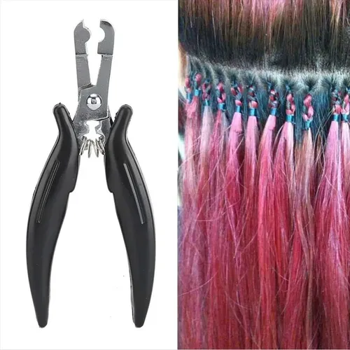 Alicates Para Extensiones De Cabello, De Acero Inoxidable, M