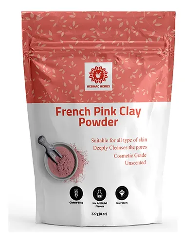 Polvo De Arcilla Rosa Para Mascarillas Y Jabones 227g