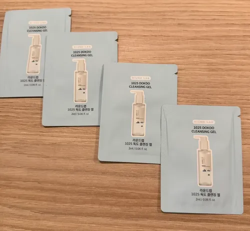 Round Lab 1025 Dokdo Cleansing Sachets 2ml Gel Limpiador Todo Tipo De Piel Día/noche
