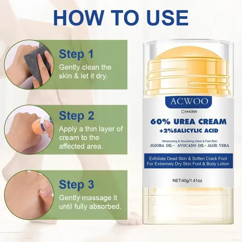/crema Acwoo Con 60% De Urea, Crema For Pies Con Urea .\