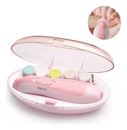 Torno Lima Para Uñas Cortador Eléctrico Para Bebes Con Luz