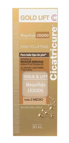 Cicatricure Base De Maquillaje Gold Lift Tono Medium 30 Ml