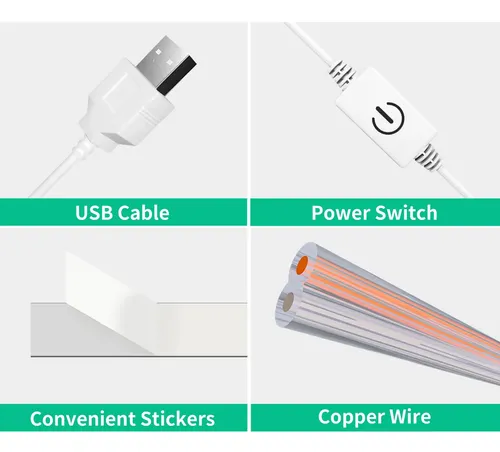 Lámpara Cadena Cable Espejo Espejo Luces Tira Led Baño