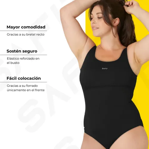 Safit Malla Mujer Talles Grandes + Gorro + Antiparras