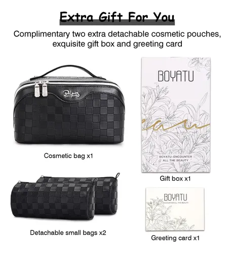 Boyatu Bolsa De Maquillaje De Viaje Organizador Bolsa De Cos
