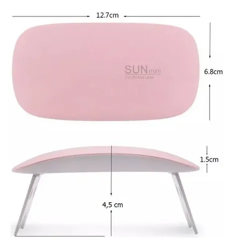 Mini Cabina Para Uñas Uvled Sunmini Usb 6w