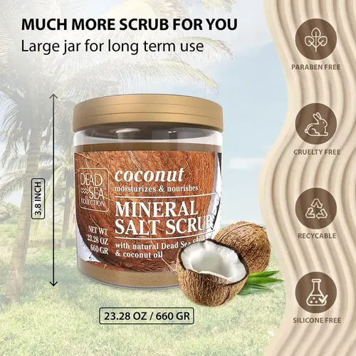 Exfoliante Corporal Dead Sea Collection Coco 660ml