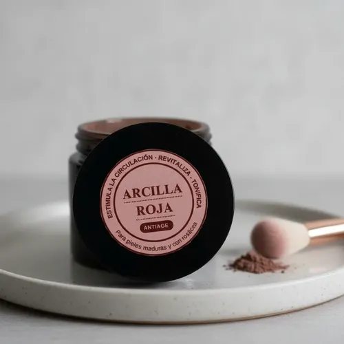 Arcilla Roja Facial Antiage Piel Madura O Con Rosácea X2