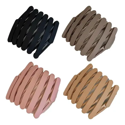 4 Piezas Diadema Retráctil Plegable Para Mujer