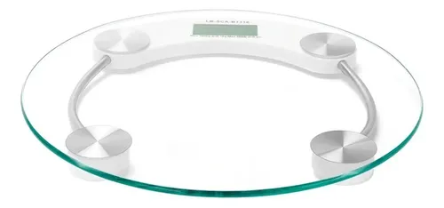 Balanza Digital Baño Personal 180 Kg Vidrio Templado Color Transparente