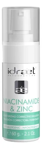 Niacinamide Zinc Emulsion Correctora Hidratante Idraet 60 Gr