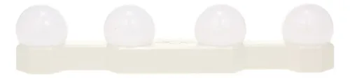 Tocador Inalámbrico Recargable Por Usb Con 4 Bombillas Led P