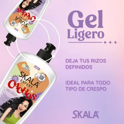 Gel Skala Expert Mais Cachos Gel Líquido 250g