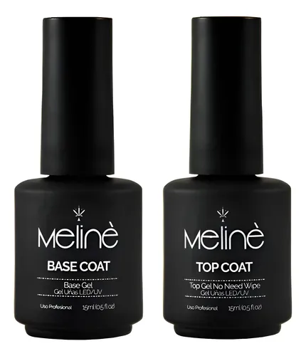 Base X2 Y Top Coat X2 Meline Esmalte Semipermanente
