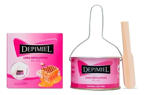 Cera Depilatoria Natural Miel Depimiel En Lata Por 200g