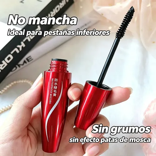 Lozee Rimel Máscara De Pestañas Impermeable Volumen Alarga Negro
