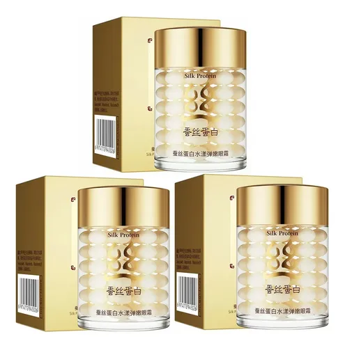 3×crema Hidratante For Ojos Con Proteína Seda Crema Hidrat