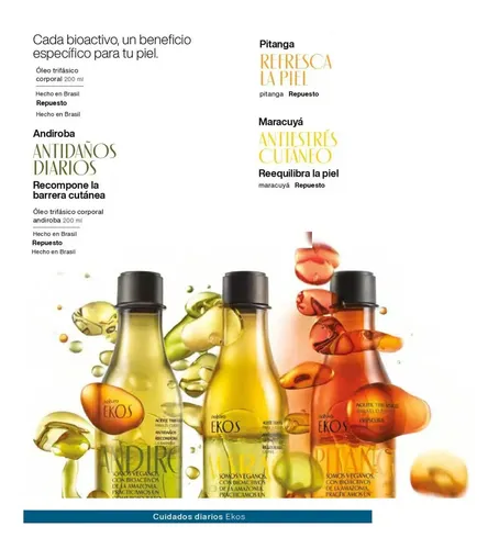 Oleo Aceite Trifasico Corporal Andiroba Ekos Natura Vegano