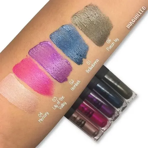 Essence Labial Metalico, Metal Shock Lip Paint Color Poison Ivy
