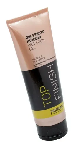 Primont Top Finish Gel Efecto Húmedo Fijación Peinado Pelo