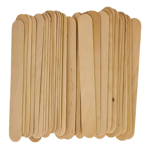 Pala Depiladora 100 Unidades De Madera De Lengua Baja