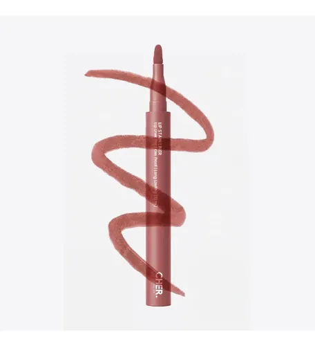 Delineador De Labios Cher Dieciocho Sarcastic Lip Stain 1 Rosewood