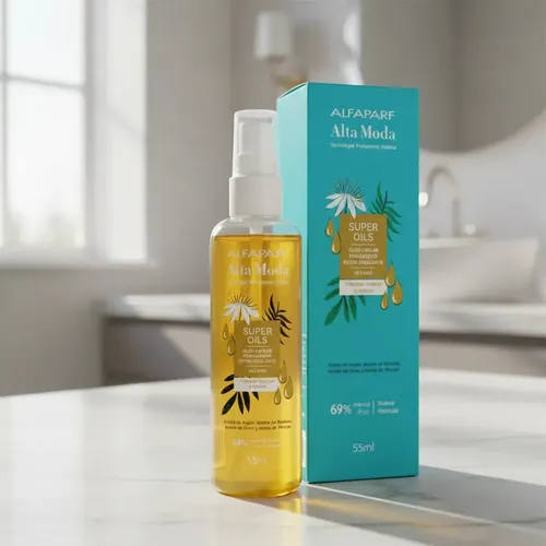 Aceite De Argan Vegano Alta Moda Alfaparf Super Oils 55ml
