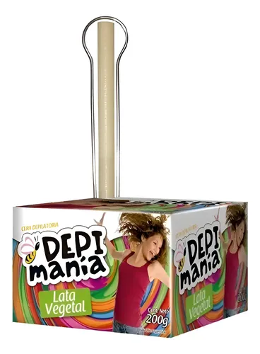 Cera En Lata Con Estuche Vegetal Depimania