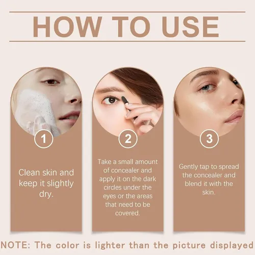 Corrector De Ojeras Hidratante Tirdet Light-medium Peach