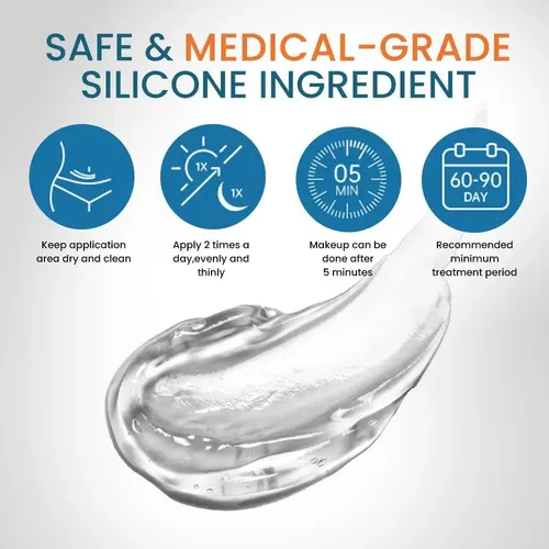 C De Crema Para Eliminar Cicatrices, Gel Avanzado Para Y