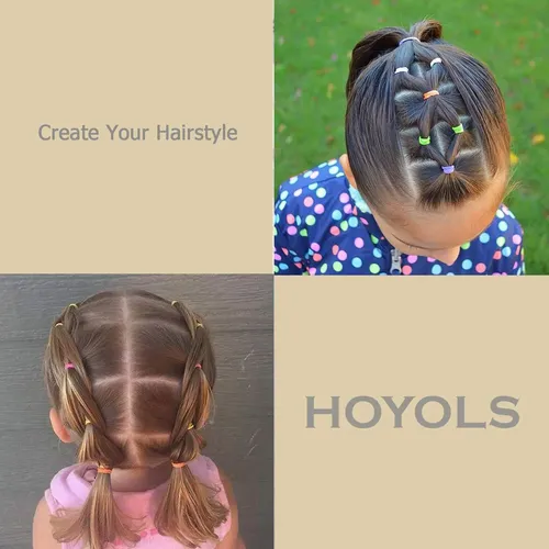 Hair Ties Hoyols For Toddler Infants Kids Girls 1500 Pack
