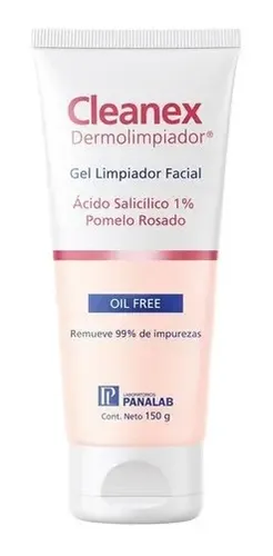 Cleanex Dermolimpiador Gel Facial 150g Piel Grasa Oil Free