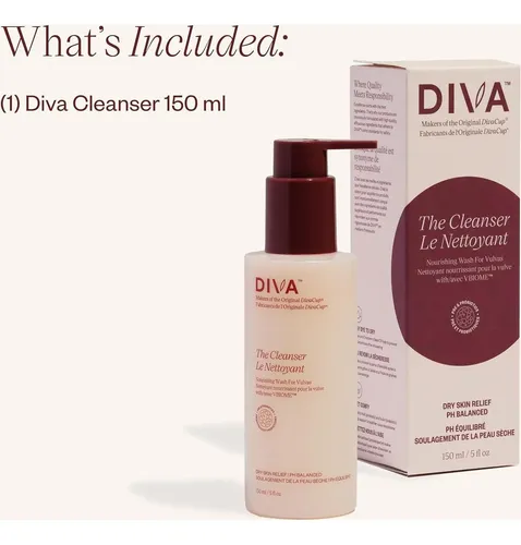 Limpiador Íntimo Diva, Sin Fragancia, 150 Ml