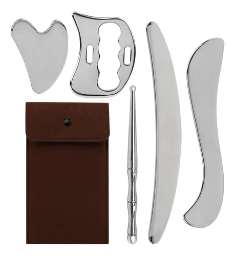 Set De Raspadores Musculares 5 En 1 De Acero Inoxidable Mass