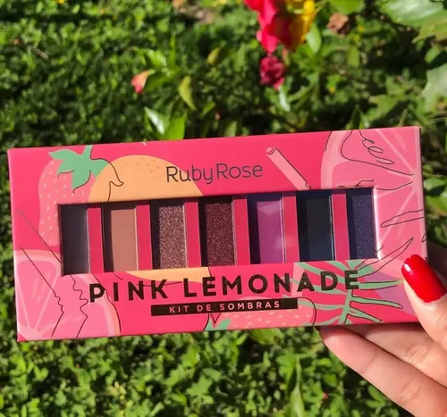 Paleta Kit De Sombras De 7 Tonos Pink Lemonade By Ruby Rose